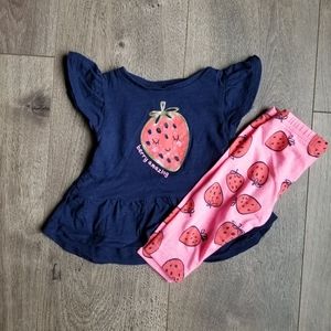 Carter's strawberry set
